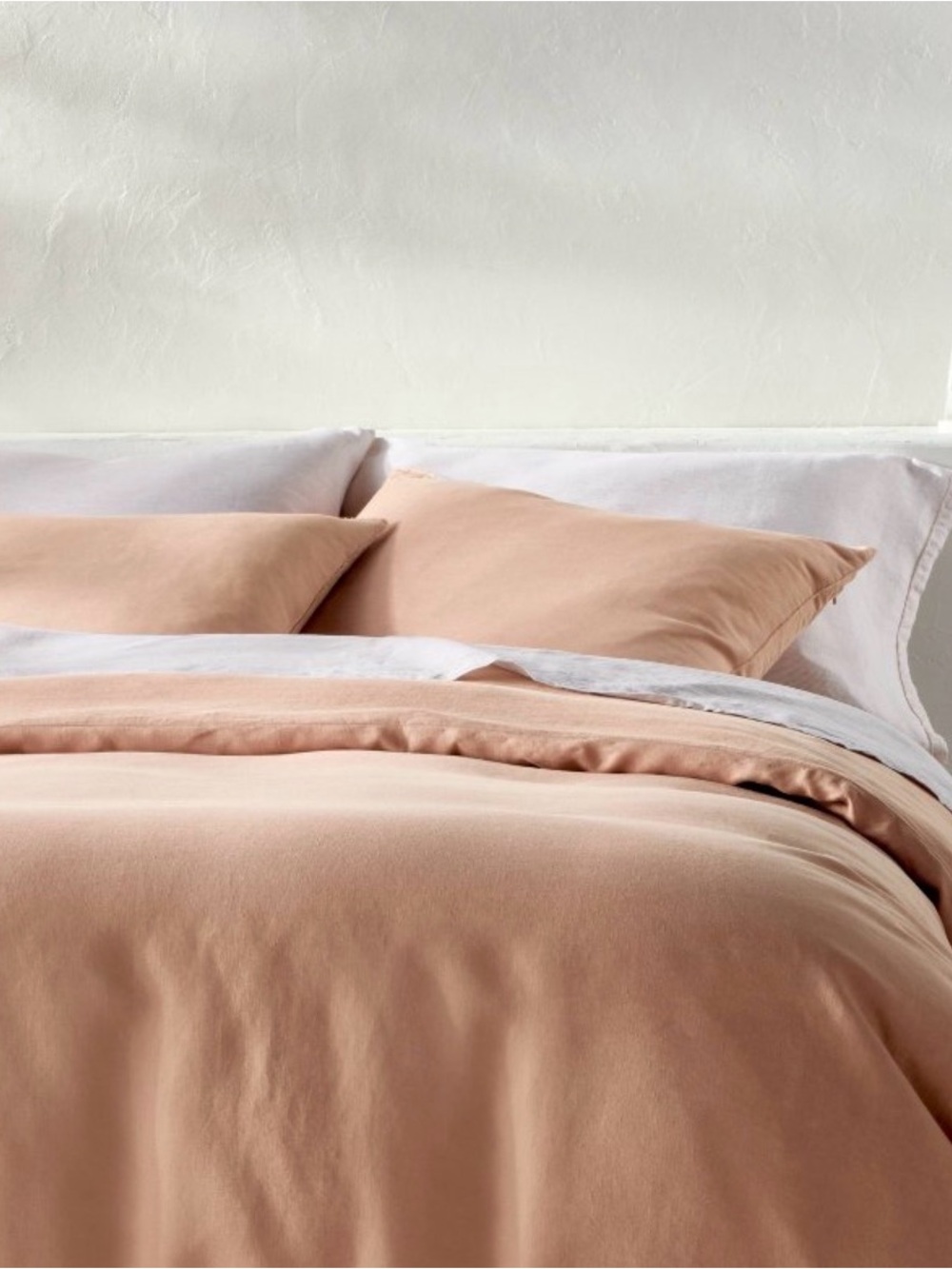 Casaluna 100% Linen Adobe Clay Color Duvet Cover 3 Piece Set - Brand New, King - Picture 2 of 4